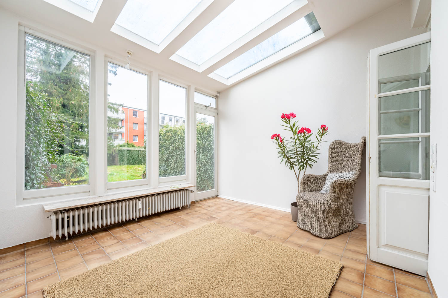 Wintergarten dekoriert